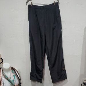 FootJoy Dryjoys Black Pants With Side Zippers And Adjustable Snaps Size M